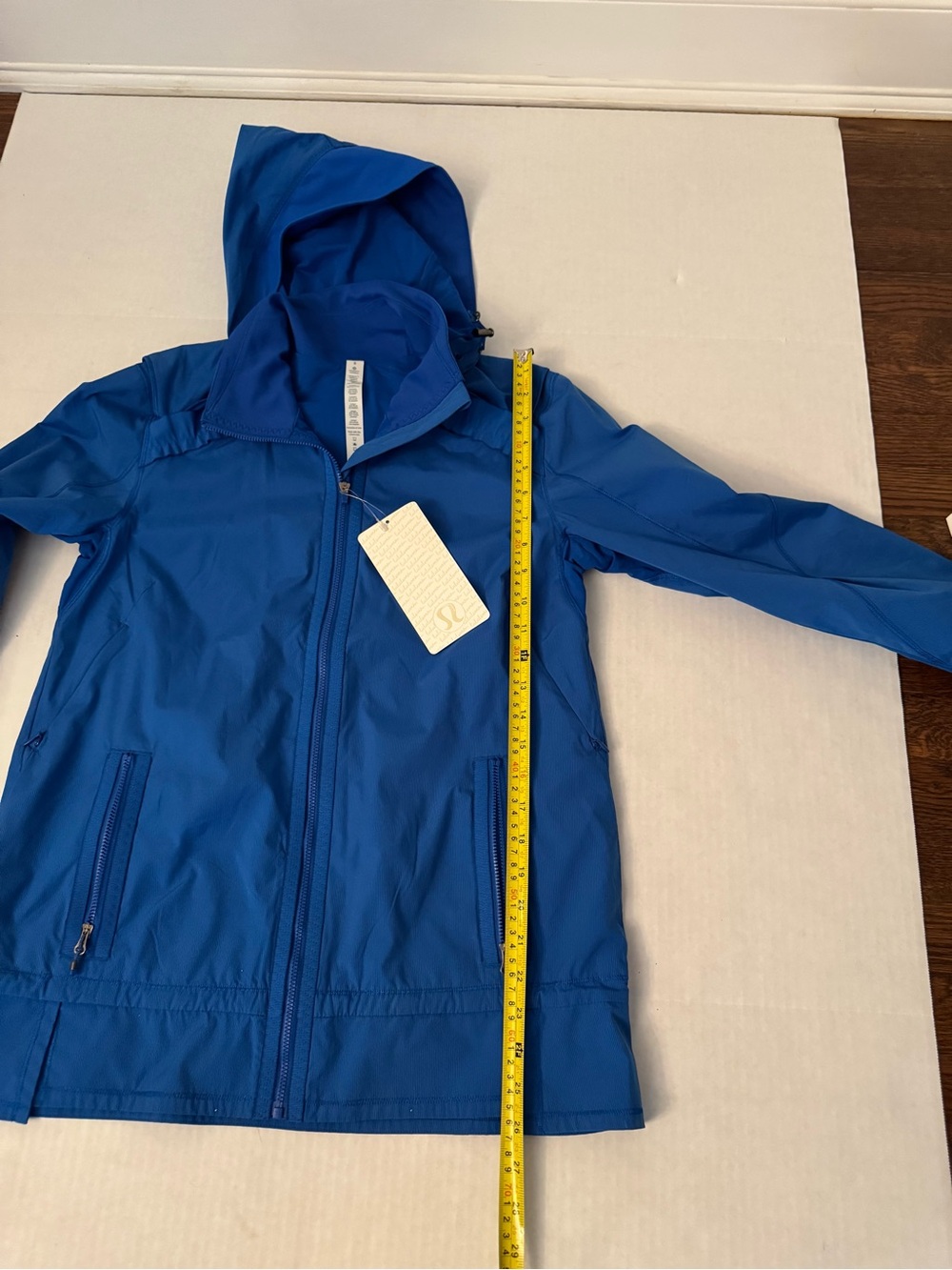 NWT Lululemon RUN:Bandit Jacket Blue Size 8 Running Athletic Lightweight - Picture 7 of 13
